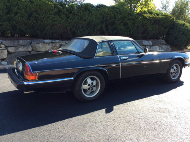 1987 Black Jaguar XJS Convertible