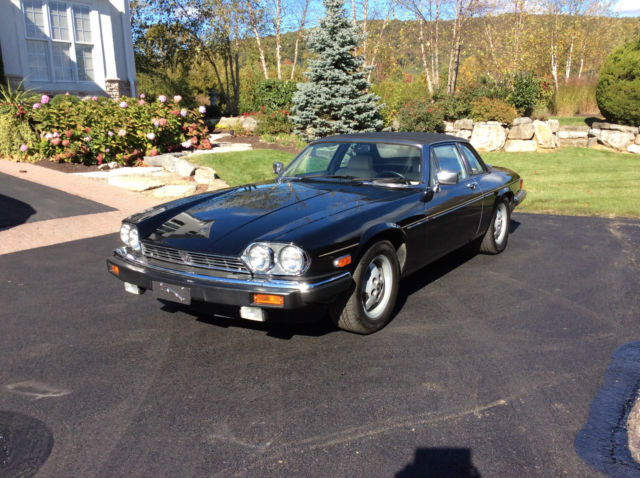 1987 Black Jaguar XJS Convertible