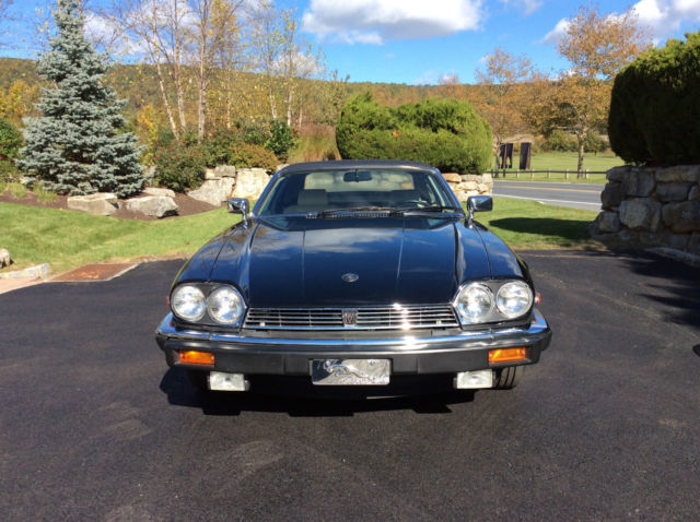 1987 Black Jaguar XJS Convertible