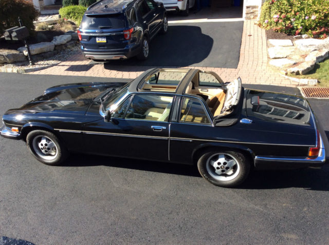 1987 Black Jaguar XJS Convertible