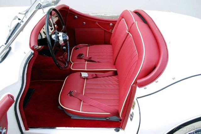 1954 White Jaguar XK Convertible