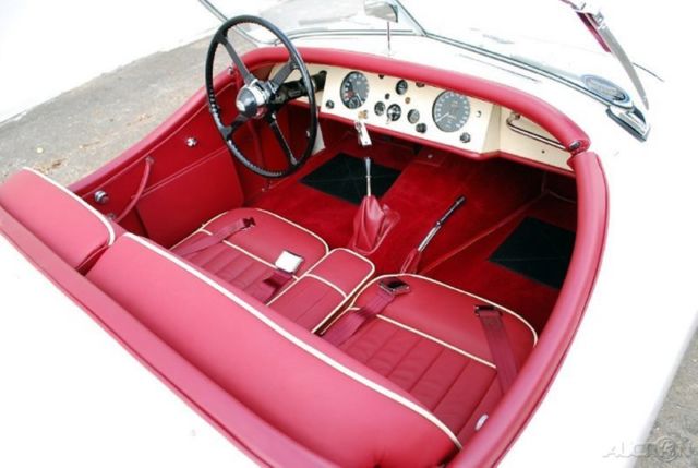 1954 White Jaguar XK Convertible