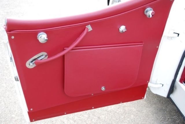 1954 White Jaguar XK Convertible