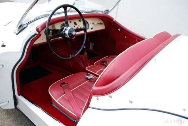 1954 White Jaguar XK Convertible