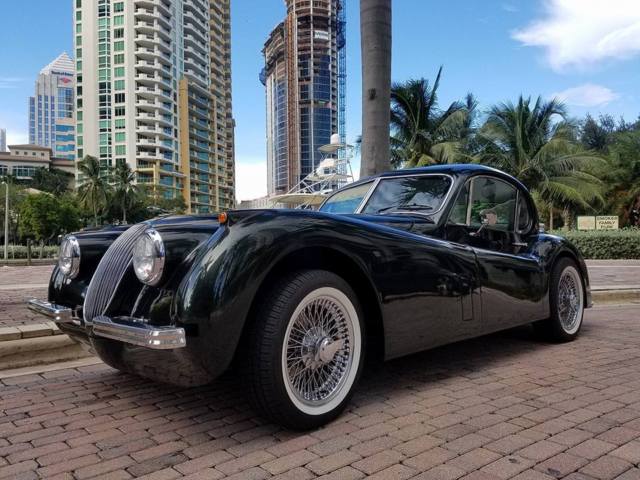 1952 Green Jaguar XK