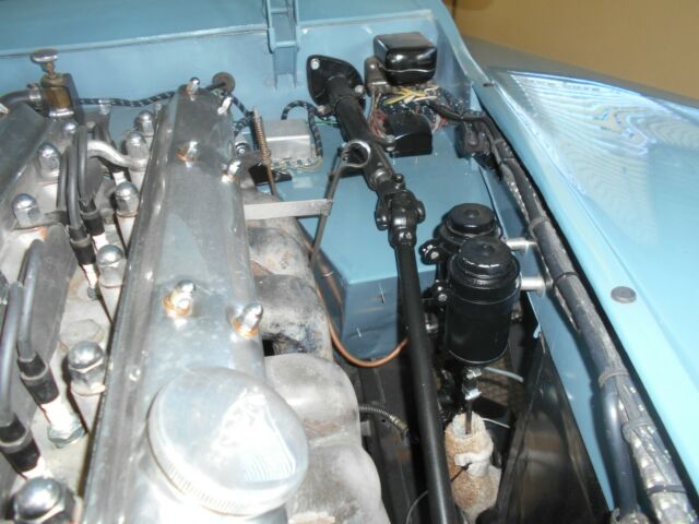 1955 Blue Jaguar XK120 Convertible