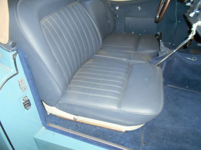 1955 Blue Jaguar XK120 Convertible