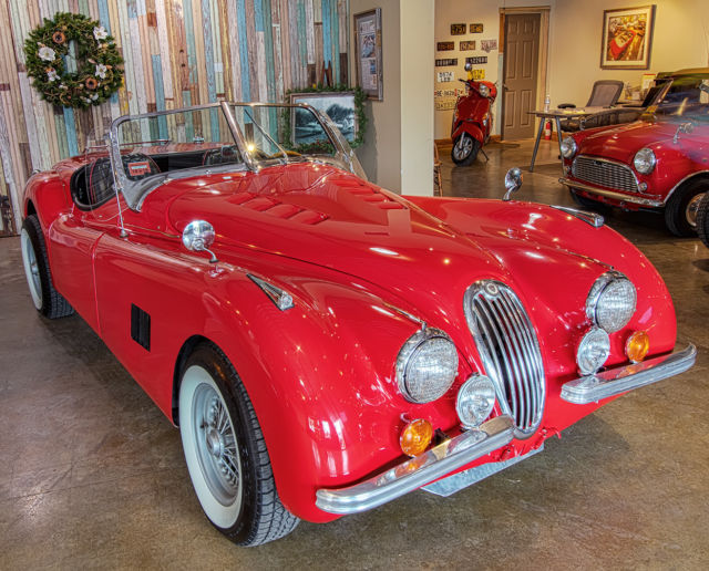 1952 Red Jaguar XK Convertible