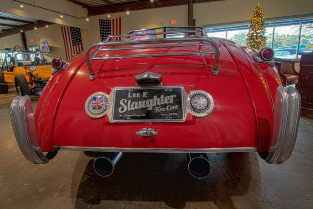 1952 Red Jaguar XK Convertible