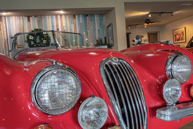 1952 Red Jaguar XK Convertible