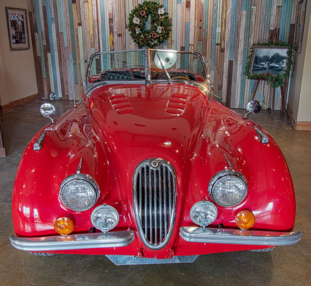 1952 Red Jaguar XK Convertible