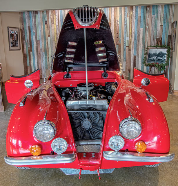 1952 Red Jaguar XK Convertible