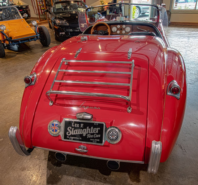 1952 Red Jaguar XK Convertible
