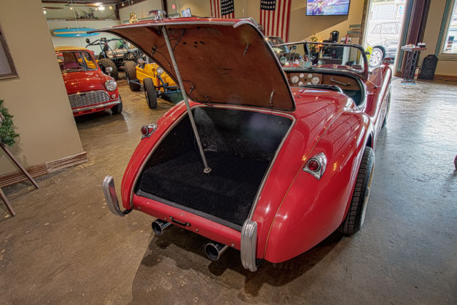 1952 Red Jaguar XK Convertible