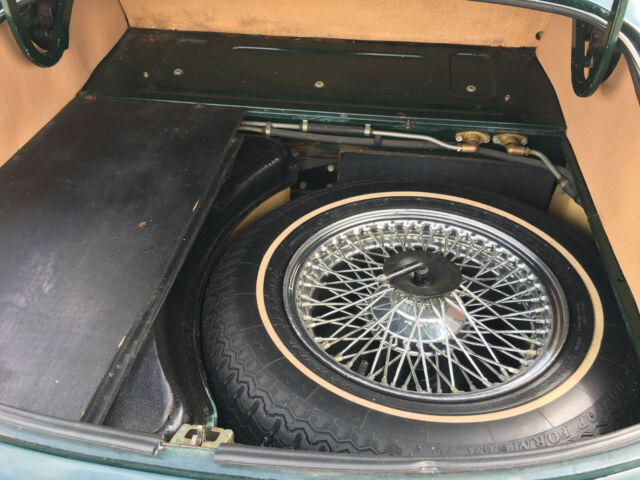 1973 Green Jaguar E-Type Convertible