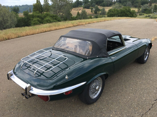 1973 Green Jaguar E-Type Convertible