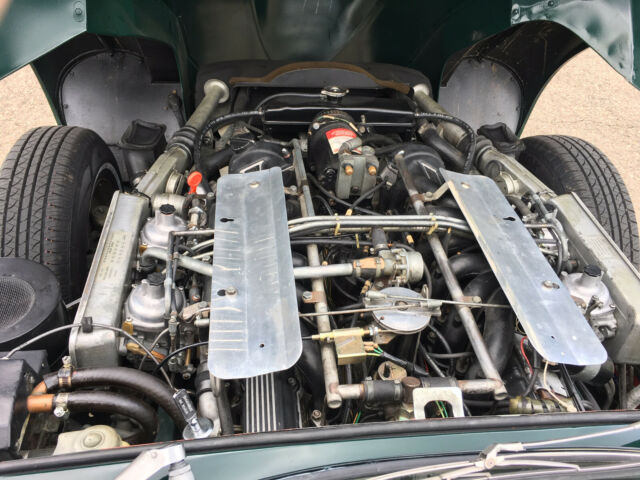 1973 Green Jaguar E-Type Convertible