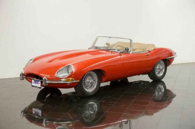 1964 Red Jaguar XKE Series I E-Type Roadster --