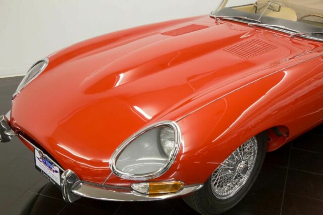 1964 Red Jaguar XKE Series I E-Type Roadster --