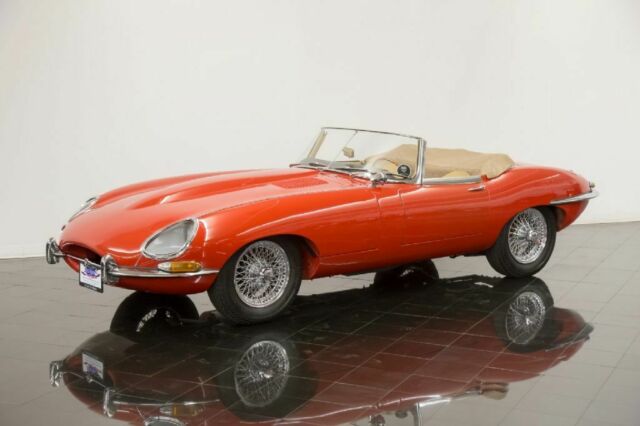 1964 Red Jaguar XKE Series I E-Type Roadster --