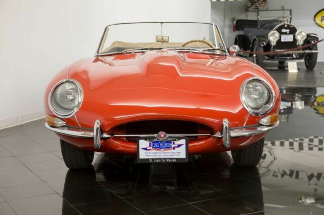 1964 Red Jaguar XKE Series I E-Type Roadster --
