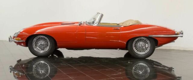 1964 Red Jaguar XKE Series I E-Type Roadster --