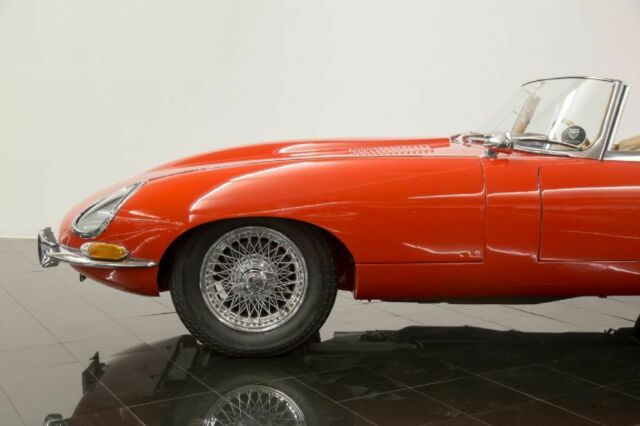 1964 Red Jaguar XKE Series I E-Type Roadster --