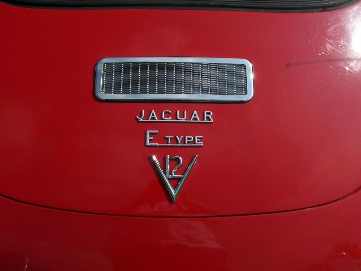 1973 Red Jaguar E-Type Coupe