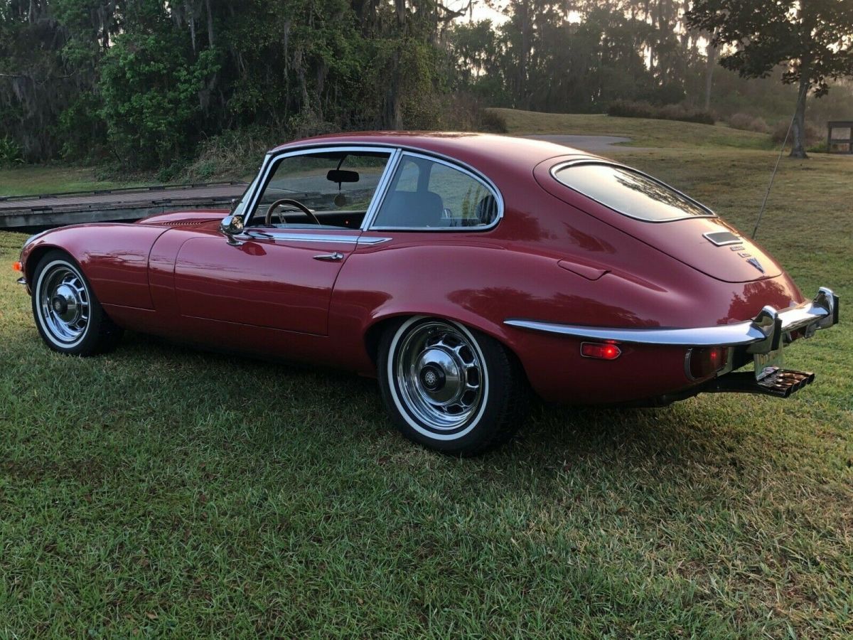 1973 Red Jaguar E-Type Coupe
