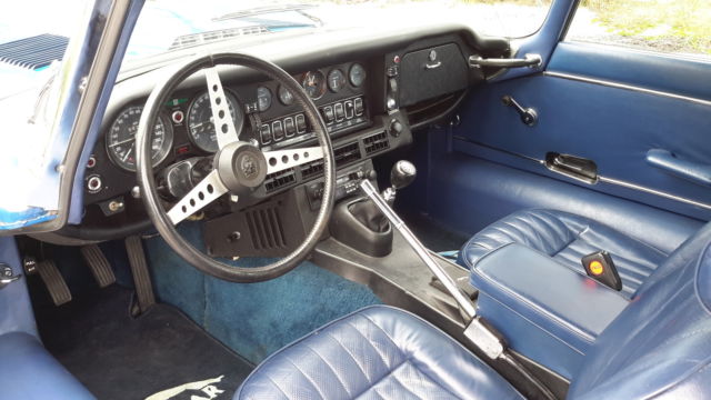 1973 Blue Jaguar E-Type Coupe