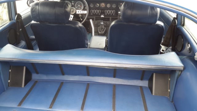 1973 Blue Jaguar E-Type Coupe