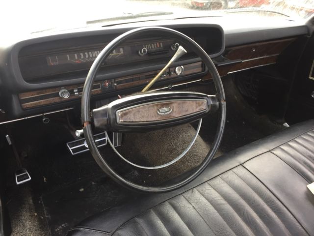 1968 Black Ford Galaxie Convertible