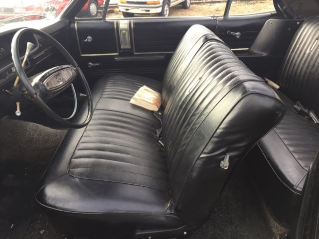 1968 Black Ford Galaxie Convertible