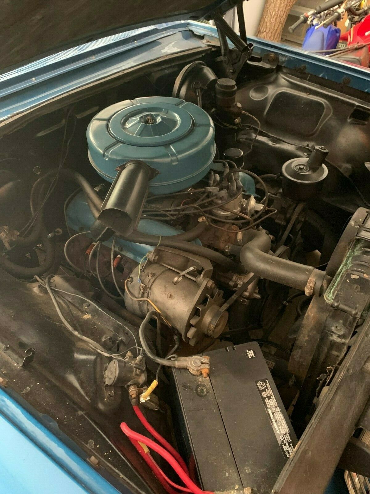 1964 Blue Ford Galaxie Convertible