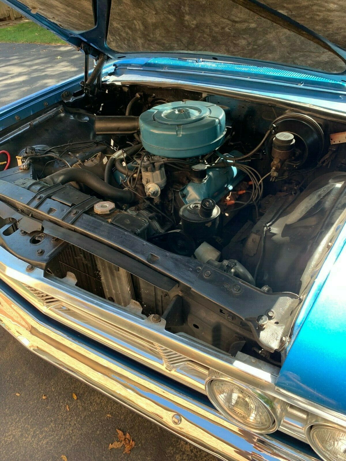 1964 Blue Ford Galaxie Convertible
