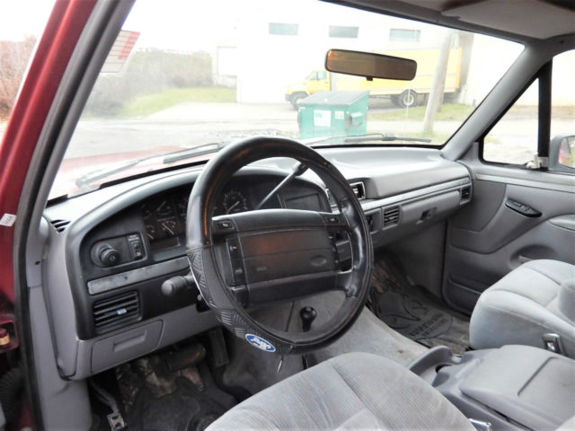 1994 Burgundy Ford Bronco SUV