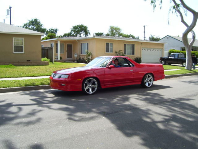 1984 Red Chevrolet El Camino EL CAMINO PICK UP