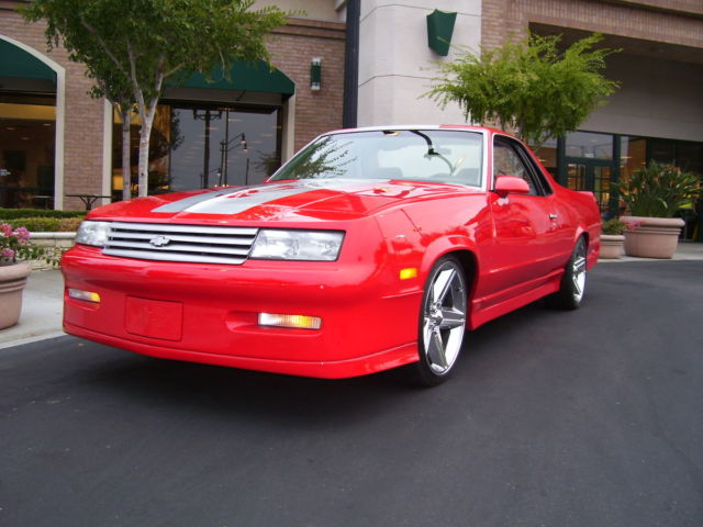 1984 Red Chevrolet El Camino EL CAMINO PICK UP