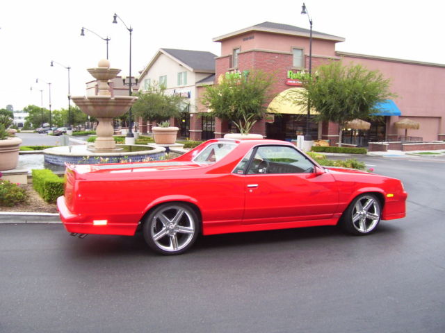 1984 Red Chevrolet El Camino EL CAMINO PICK UP