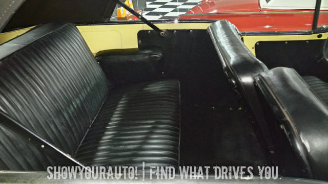 1950 Yellow Willys Jeepster Jeep