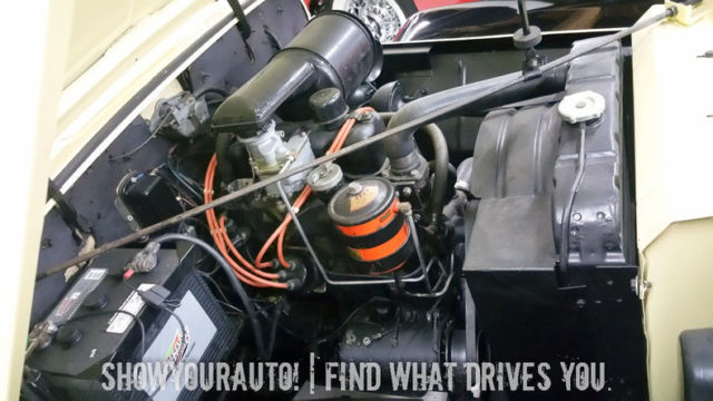 1950 Yellow Willys Jeepster Jeep