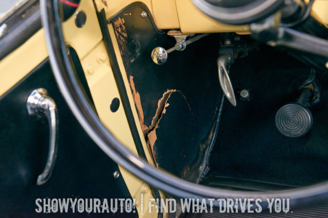 1950 Yellow Willys Jeepster Jeep