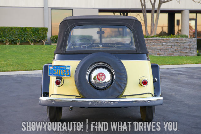 1950 Yellow Willys Jeepster Jeep