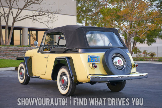 1950 Yellow Willys Jeepster Jeep