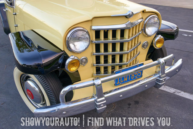 1950 Yellow Willys Jeepster Jeep