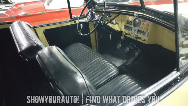 1950 Yellow Willys Jeepster Jeep