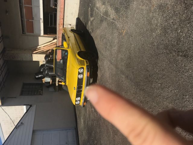 1990 Yellow BMW 3-Series Convertible