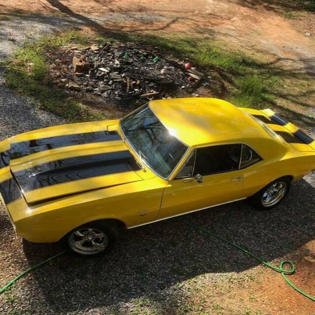 1967 Yellow Chevrolet Camaro Coupe