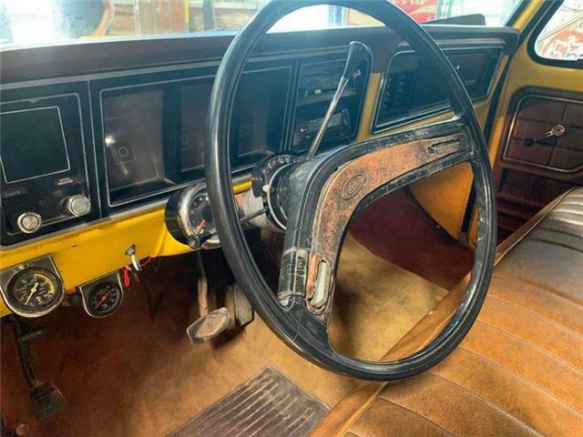 1975 Yellow Ford F-350 Pickup Truck