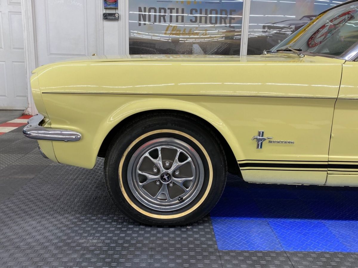 1965 Yellow Ford Mustang Convertible